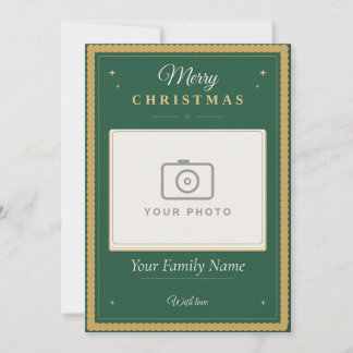 Personalised Photo Christmas Card for Family