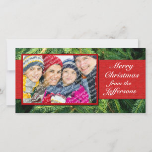 Personalised Photo Christmas Cards Xmas Holiday