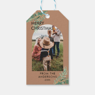 Personalised Photo Christmas Gift Tag