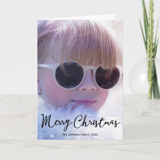 Personalised Photo Christmas Greeting Cards (Front)