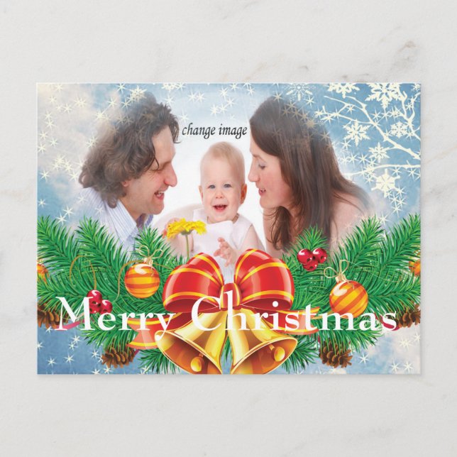 personalised photo Christmas holiday (Front)