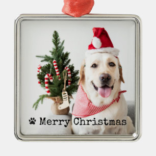 Personalised Photo Christmas Metal Ornament