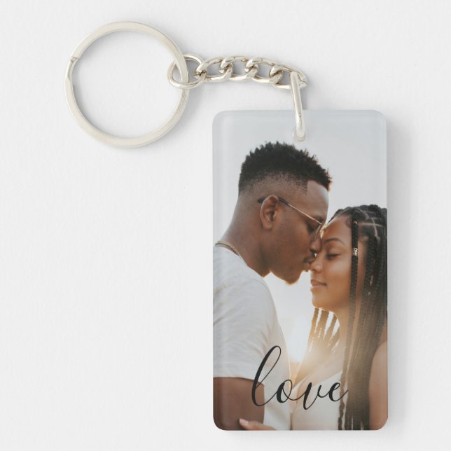 Personalised Photo Collage and Text Keychain (Front)