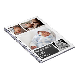 Personalised Photo Collage Baby Notebook