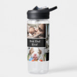 Personalised Photo Collage Best Dad Ever Water Bottle<br><div class="desc">A growing family also means a growing library of photos. Give this personalised gift to dad and make him feel special, they'll sure to love their cherished memories displayed in this way. Customise this waterbottle with a collage of pictures and words. "Best Dad Ever" and "We love You" can be...</div>