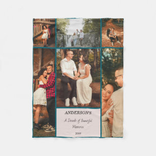 Personalised Photo Collage Blanket