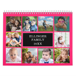 Personalised Photo Collage Calendar