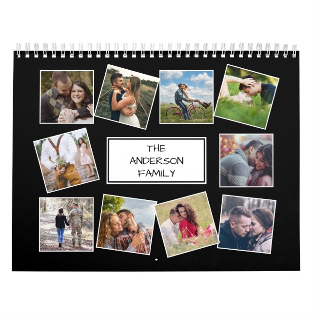 Personalised Photo Collage Calendar (Cover)