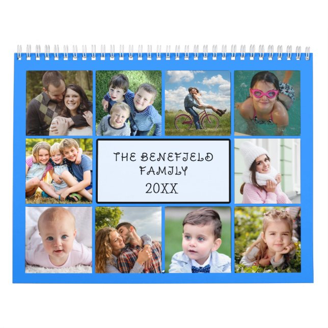 Personalised Photo Collage Calendar (Cover)