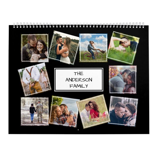 Personalised Photo Collage Calendar (Cover)