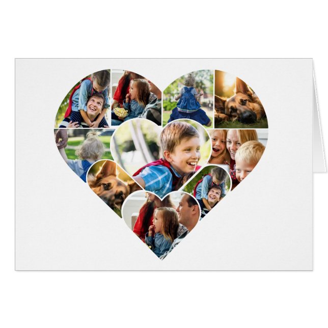 Personalised Photo Collage Cards For Any Occasion (Front Horizontal)