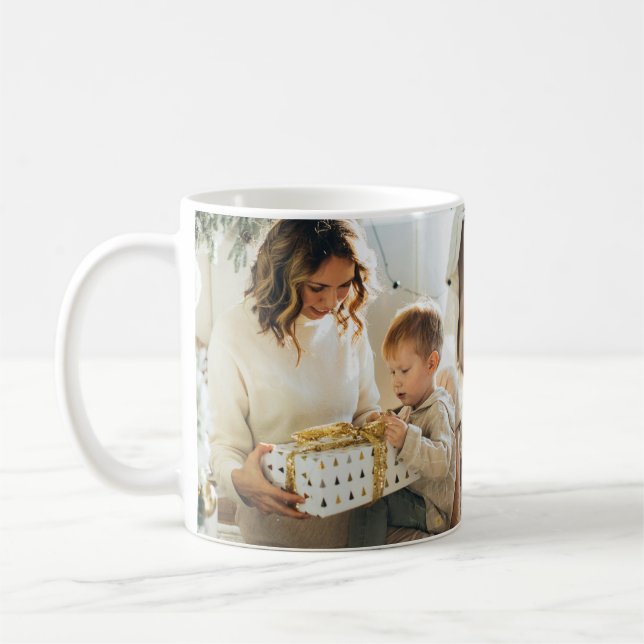 Personalised Photo Collage Coffee Mug (Left)