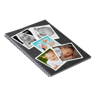Personalised Photo Collage Customisable Notebook