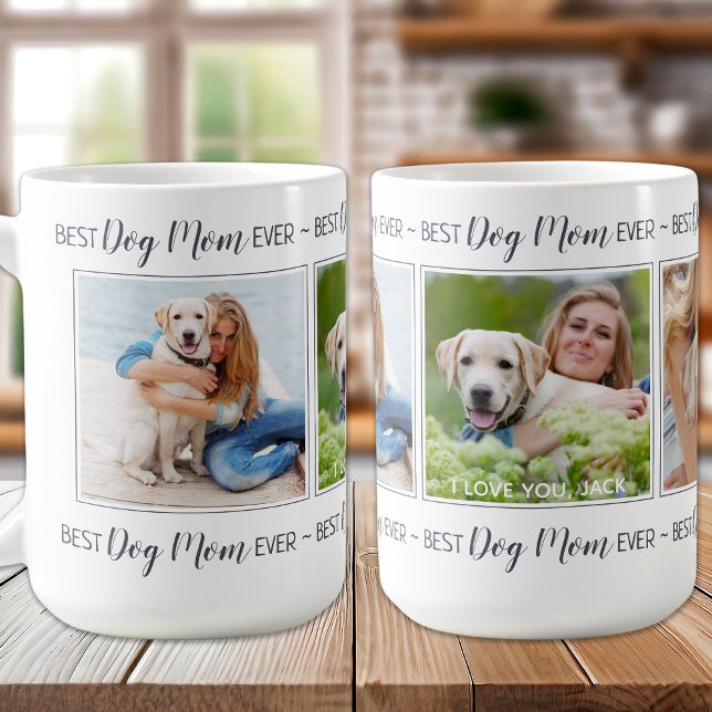 Personalised Photo Collage Dog Mum Coffee Mug (Creator Uploaded)
