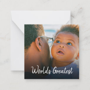Personalised Photo Collage First Father's Day Card