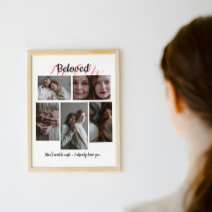 Personalised Photo Collage Gift for Mum Acrylic Sign