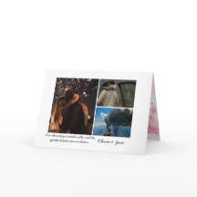 Personalised Photo collage greeting card