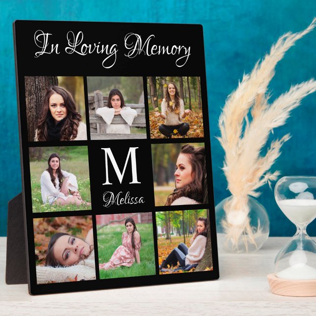 Personalised Photo Collage In Loving Memory Plaque (Creator Uploaded)