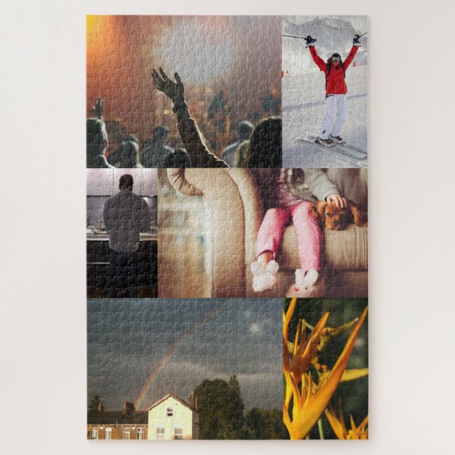 Personalised Photo Collage Jigsaw Puzzle (Vertical)