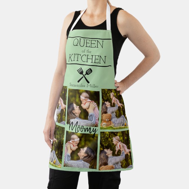 Personalised Photo Collage Kitchen Apron (Insitu)