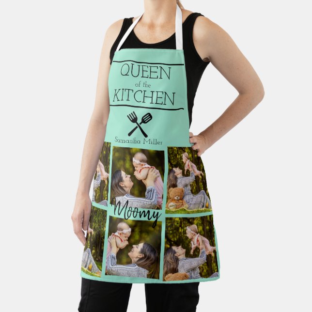 Personalised Photo Collage Kitchen Apron (Insitu)