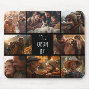 personalised photo collage mouse pad