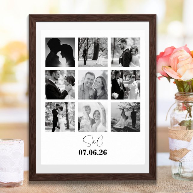 Personalised Photo Collage Personalised Gift Poster (Creator Uploaded)