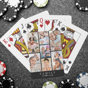 Personalised Photo Collage Playing Cards