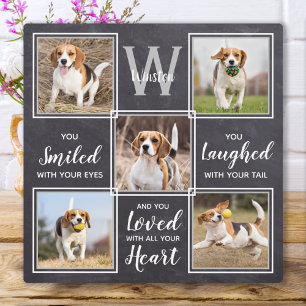 Personalised Photo Collage Unique Pet Memorial Plaque