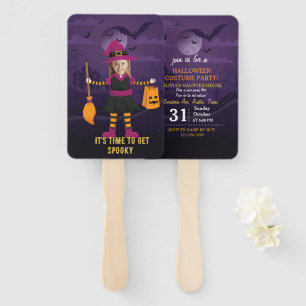Personalised Photo Costume Party Halloween Kids  Hand Fan
