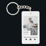Personalised Photo Couple Love Song Key Ring<br><div class="desc">Personalised Couple Photo Love Song Keychain. Custom romantic gift for girlfriend,  anniversary or valentines day.</div>