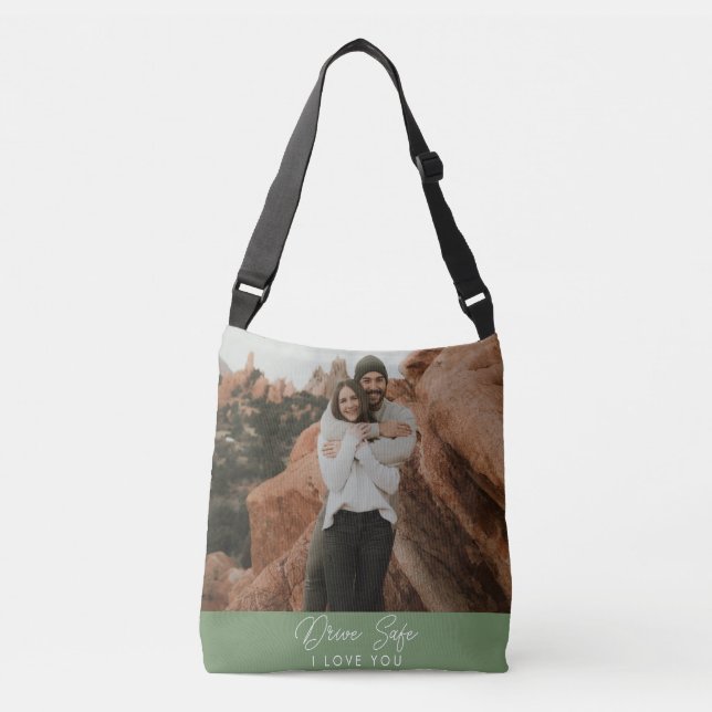 Personalised Photo  Crossbody Bag (Front)