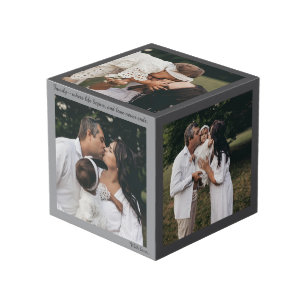 Personalised Photo Cube-Custom Photos,Text & Quote Cube