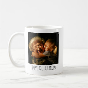 Personalised Photo Cup Custom Text Grandma Picture