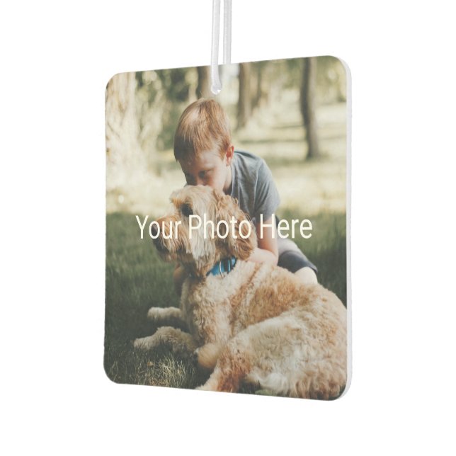 Personalised Photo Custom Car Air Freshener (Left)
