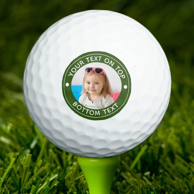 Personalised Photo Custom Colour and Text Golf Balls (Creator Uploaded)
