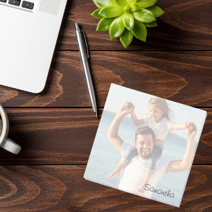 Personalised Photo Custom Name Post-it Notes