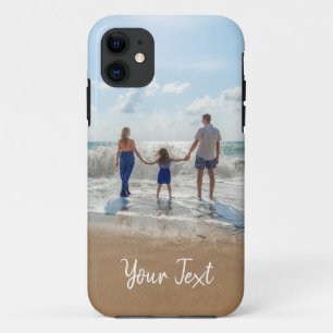 Personalised Photo & Custom Text Template iPhone 11 Case