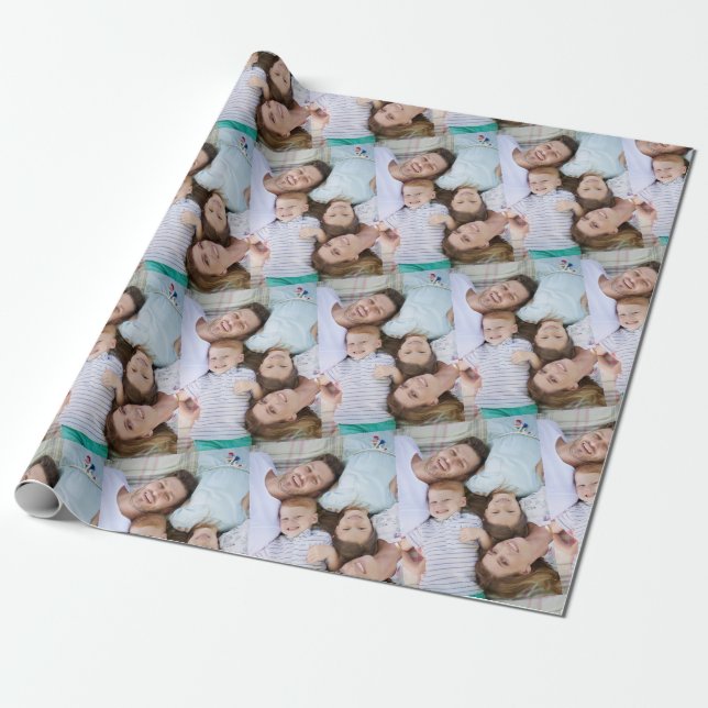 Personalised Photo Custom Wrapping Paper (Unrolled)