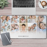 Personalised Photo Desk Mat<br><div class="desc">Personalised 8 Photo Collage Desk Mat. Celebrate family moments with this custom desk mat, designed to bring warmth and personality to any workspace. The top features an 8-photo collage, perfect for showcasing favourite memories—whether it’s sweet snapshots of the kids, family adventures, or special moments together. At the bottom, a soft...</div>