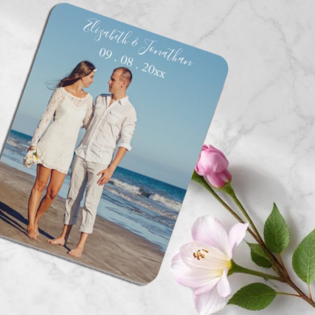 Personalised Photo Destination Wedding Event Mouse Pad (Creator Uploaded)