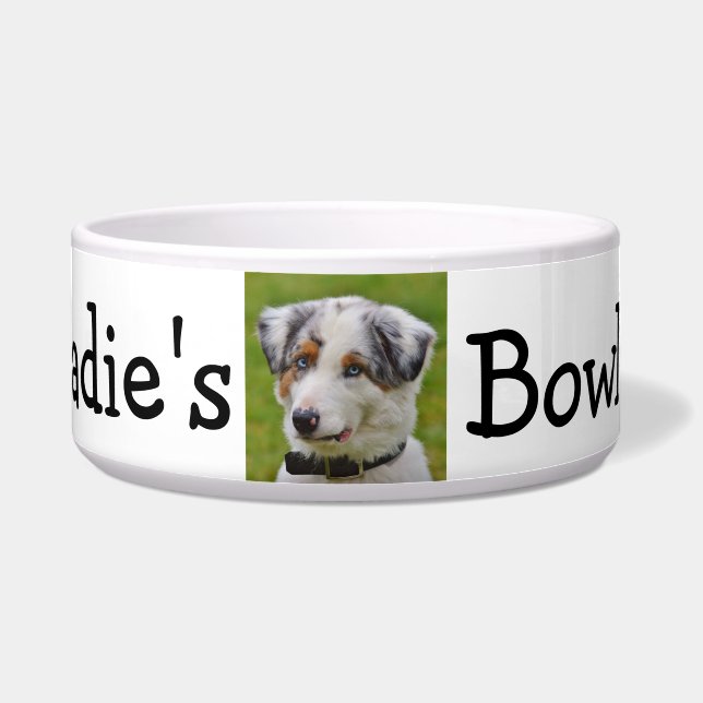 Personalised Photo Dog Bowl (Front)