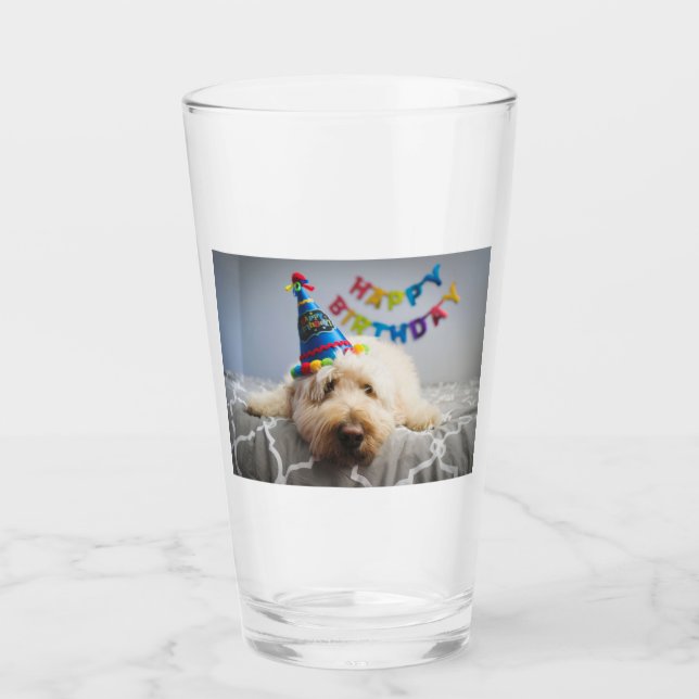 Personalised Photo Drinking Glass (Front)