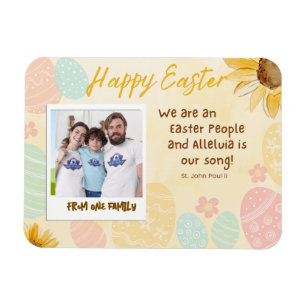 Personalised Photo Easter Magnet