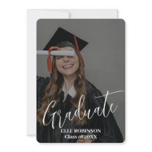 Personalised Photo Elegant Smokey Grad