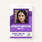 Personalised Photo Employee Badge