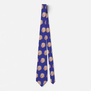 Personalised Photo Face Mens Dad Gifts From Kids Tie