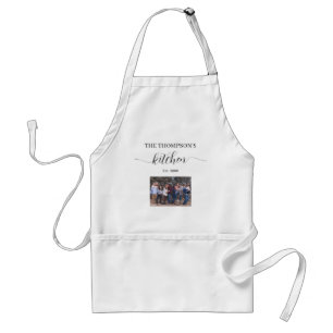 Personalised Photo Family Kitchen Bundle Standard Apron