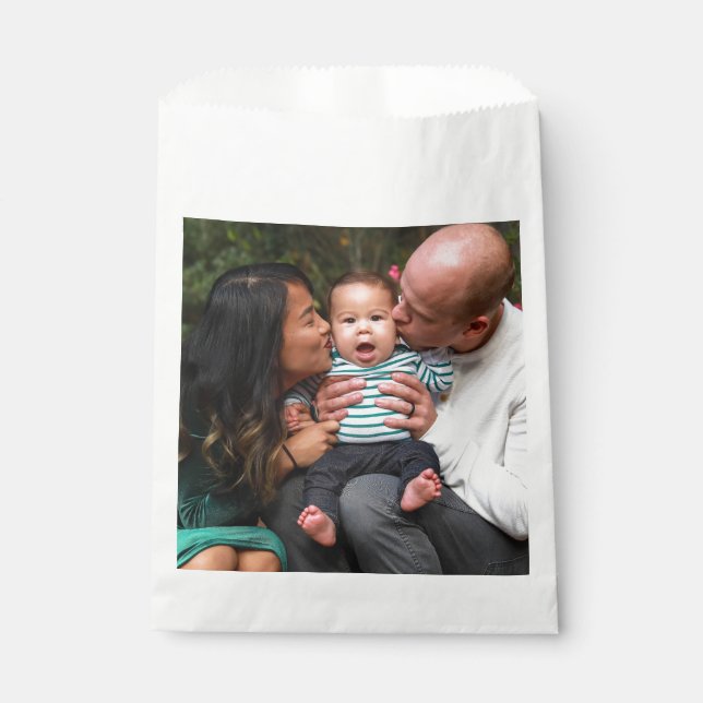 Personalised Photo Favour Bag (Front)