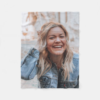 Personalised Photo Fleece Blanket